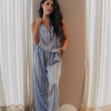 Blue Stripes Olivia Pant PJ Set