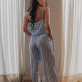 Blue Stripes Olivia Pant PJ Set