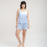Blue Stripes Olivia Short PJ Set