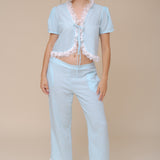 Whisper Lace Blair Pant Pj Set
